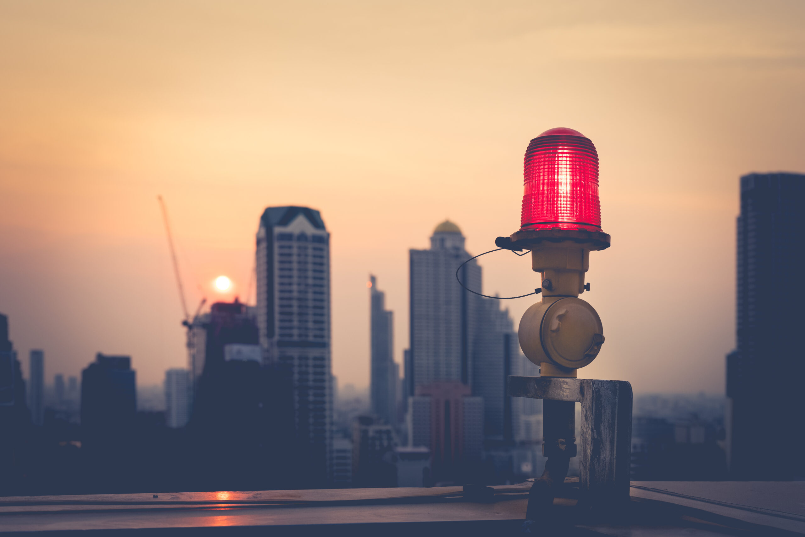 Airplane Warning Lights Maintenance